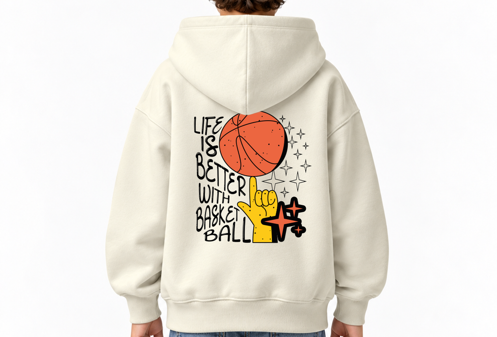 Çocuk Hoodie / Basketball Life