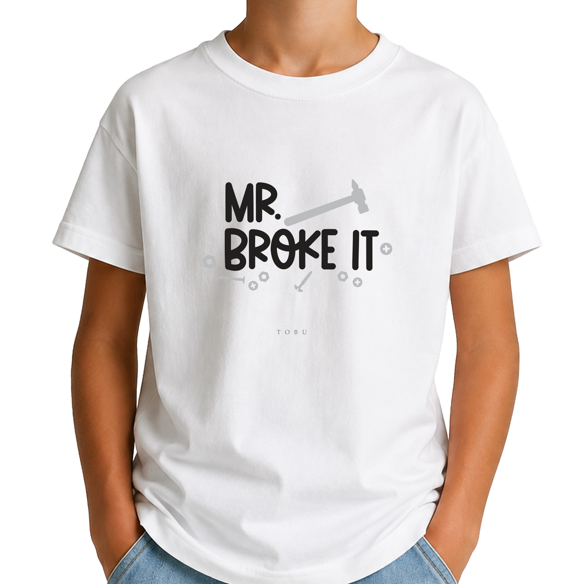 Çocuk T-shirt / MR. Broke It