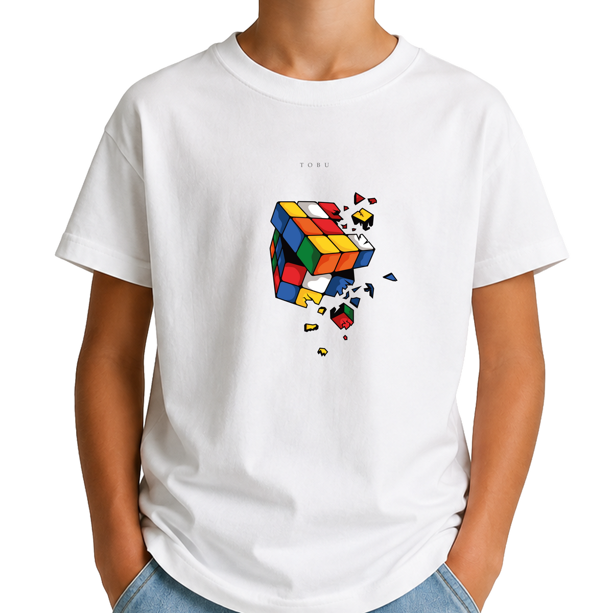 Çocuk T-shirt / Zeka Kübü