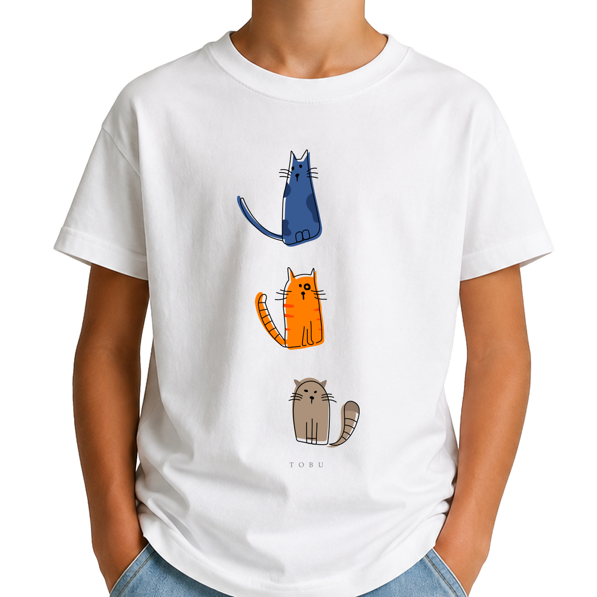 Çocuk T-shirt / Cat Trio