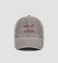 Kadife Şapka/ Out Of Office- gri