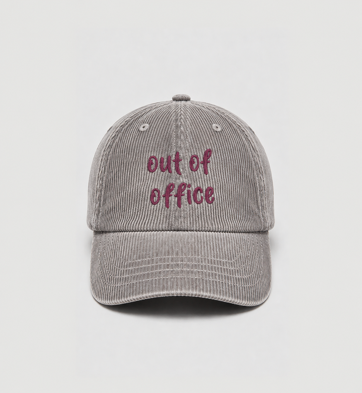 Kadife Şapka/ Out Of Office- gri