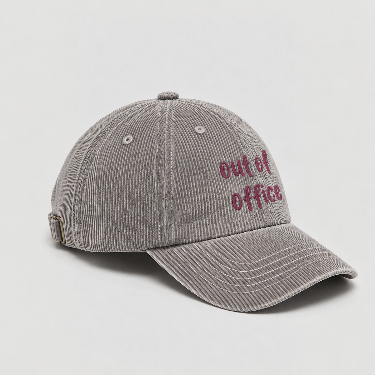 Kadife Şapka/ Out Of Office- gri