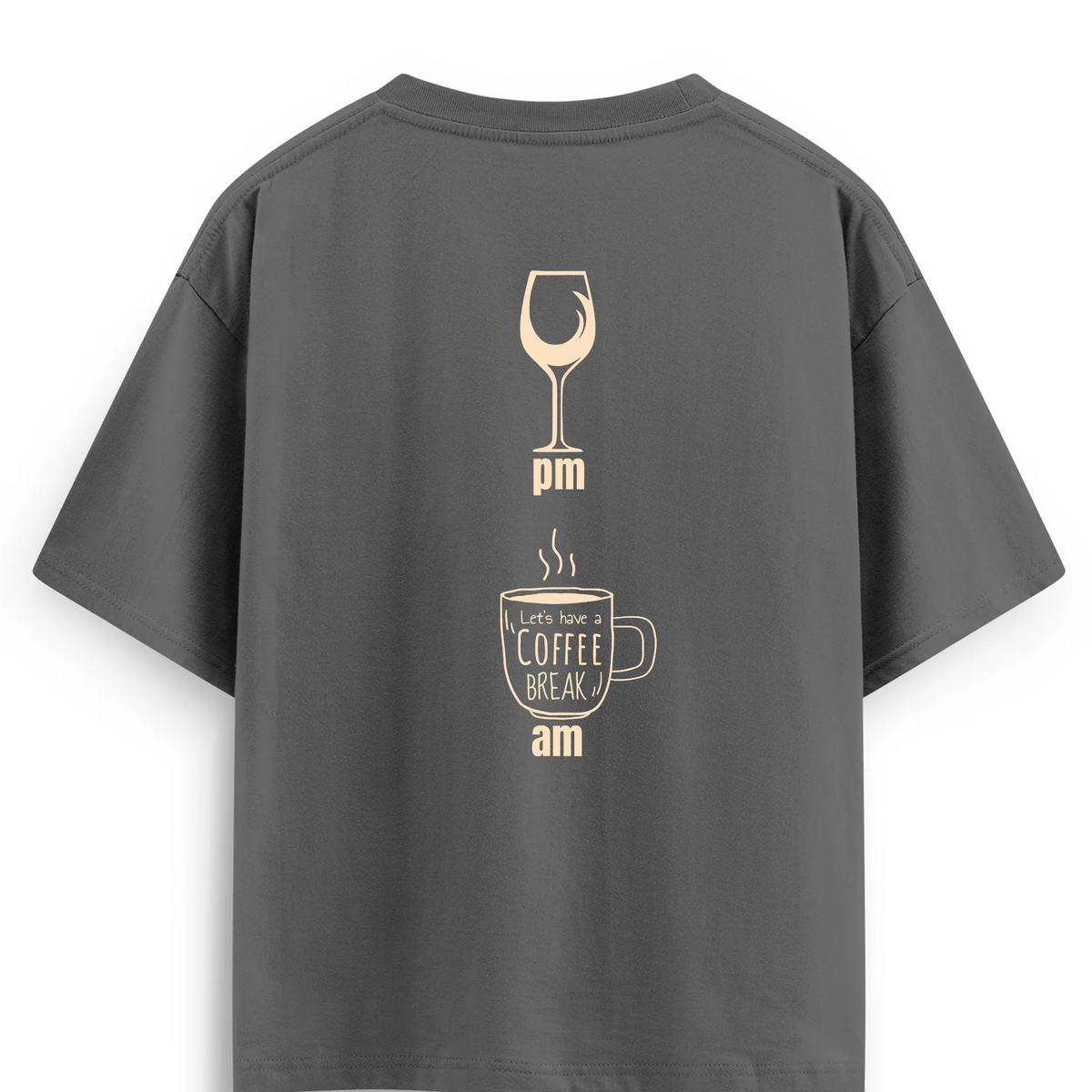 Oversize T-shirt / Mindset / PM/AM