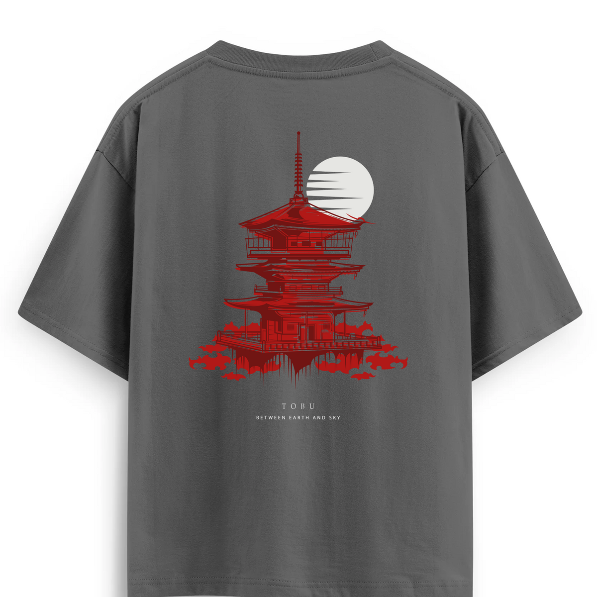 Oversize T-shirt / Instinct / japanese Temple