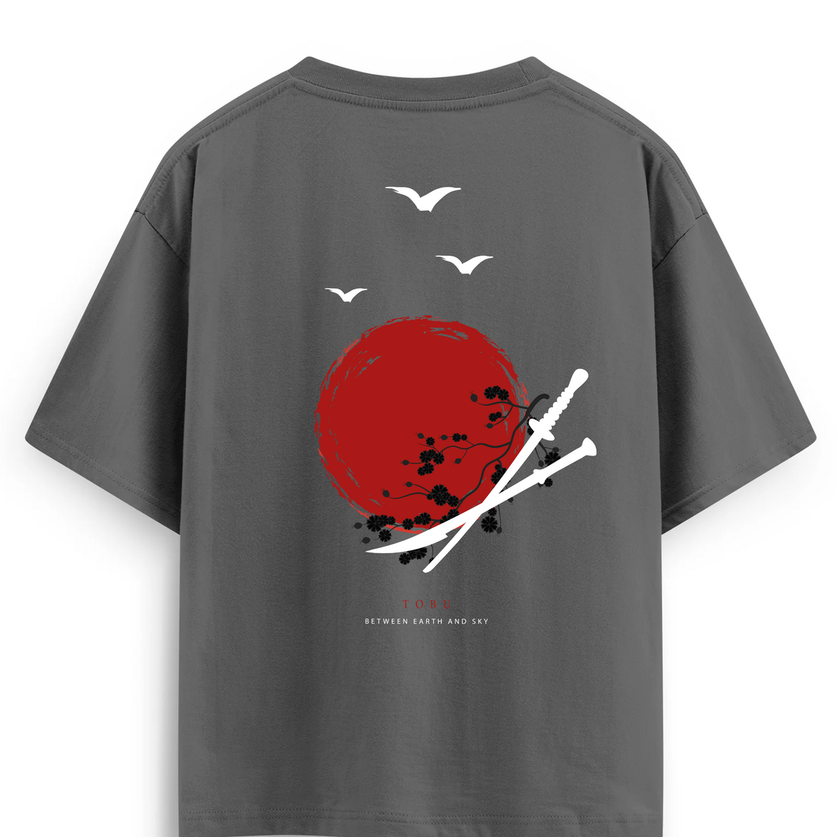 Oversize T-shirt / Instinct  / Samurai Sword