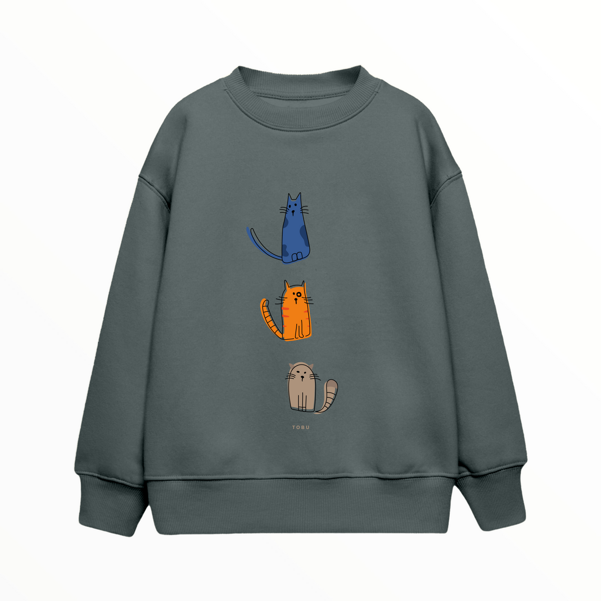 Çocuk Sweatshirt / Cats Trio