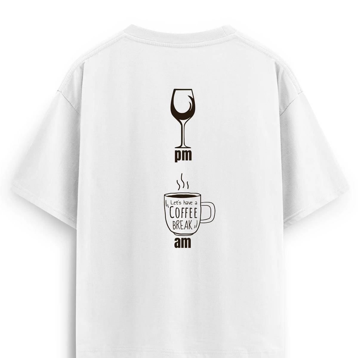 Oversize T-shirt / Mindset / PM/AM
