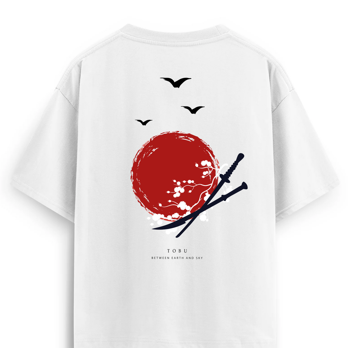 Oversize T-shirt / Instinct  / Samurai Sword