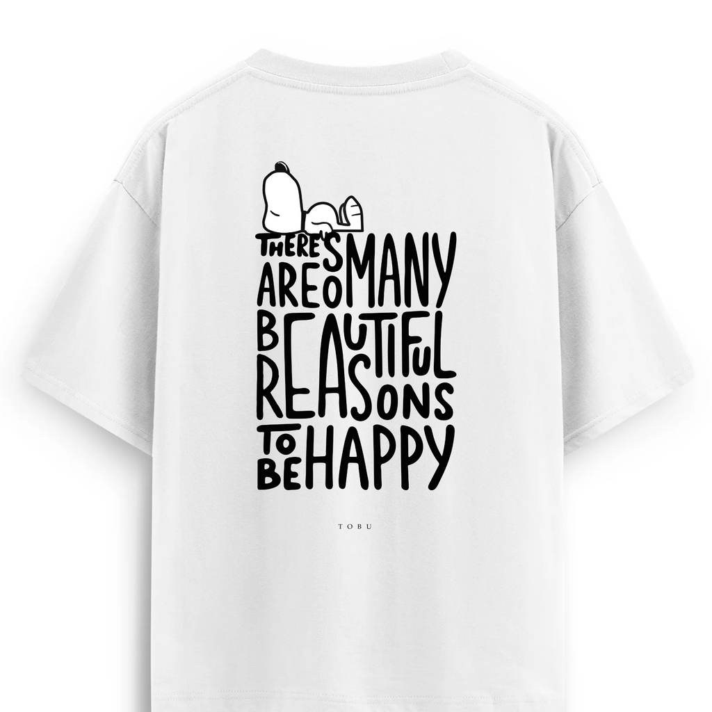 Oversize T-shirt / Mindset / To Be Happy