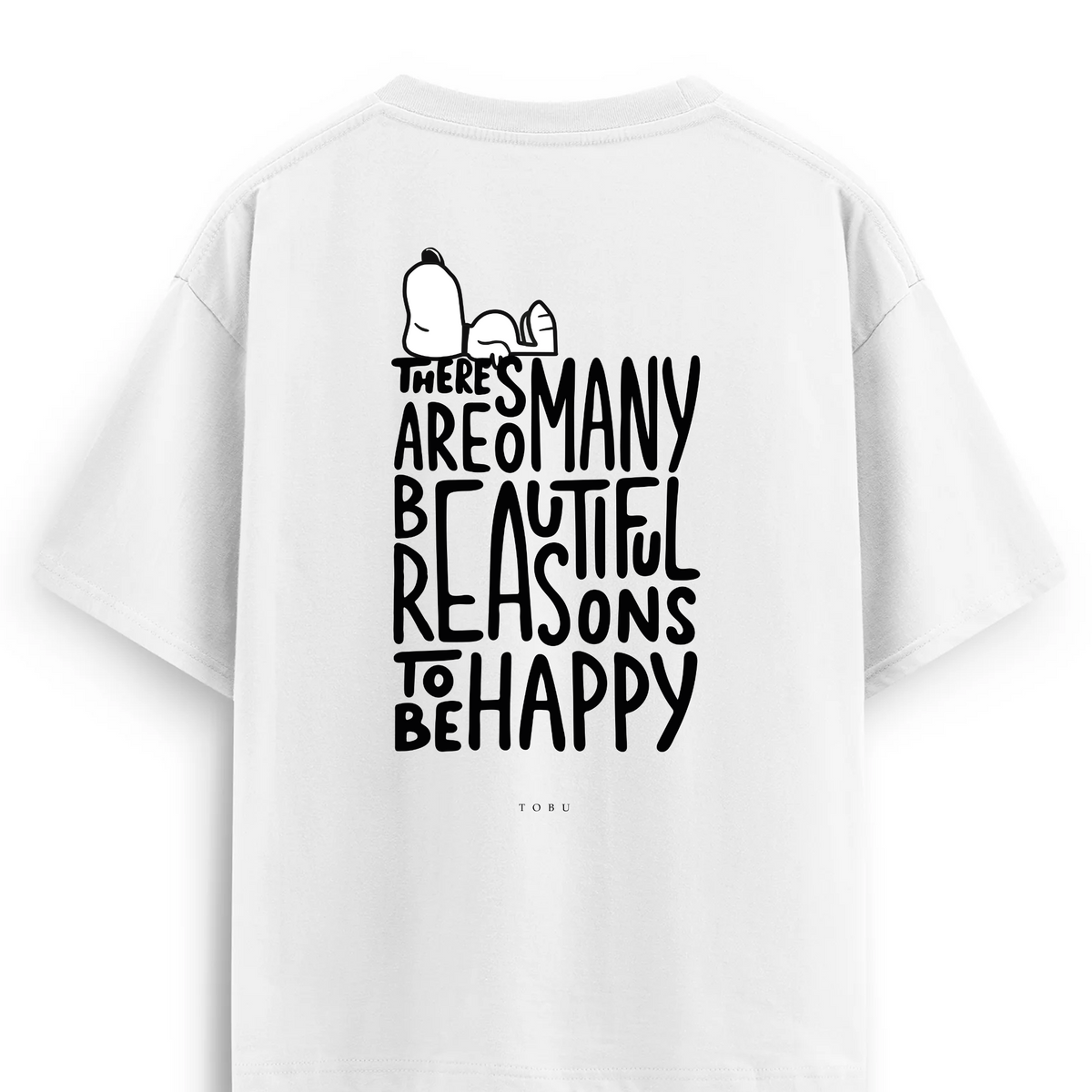 Oversize T-shirt / Mindset / To Be Happy