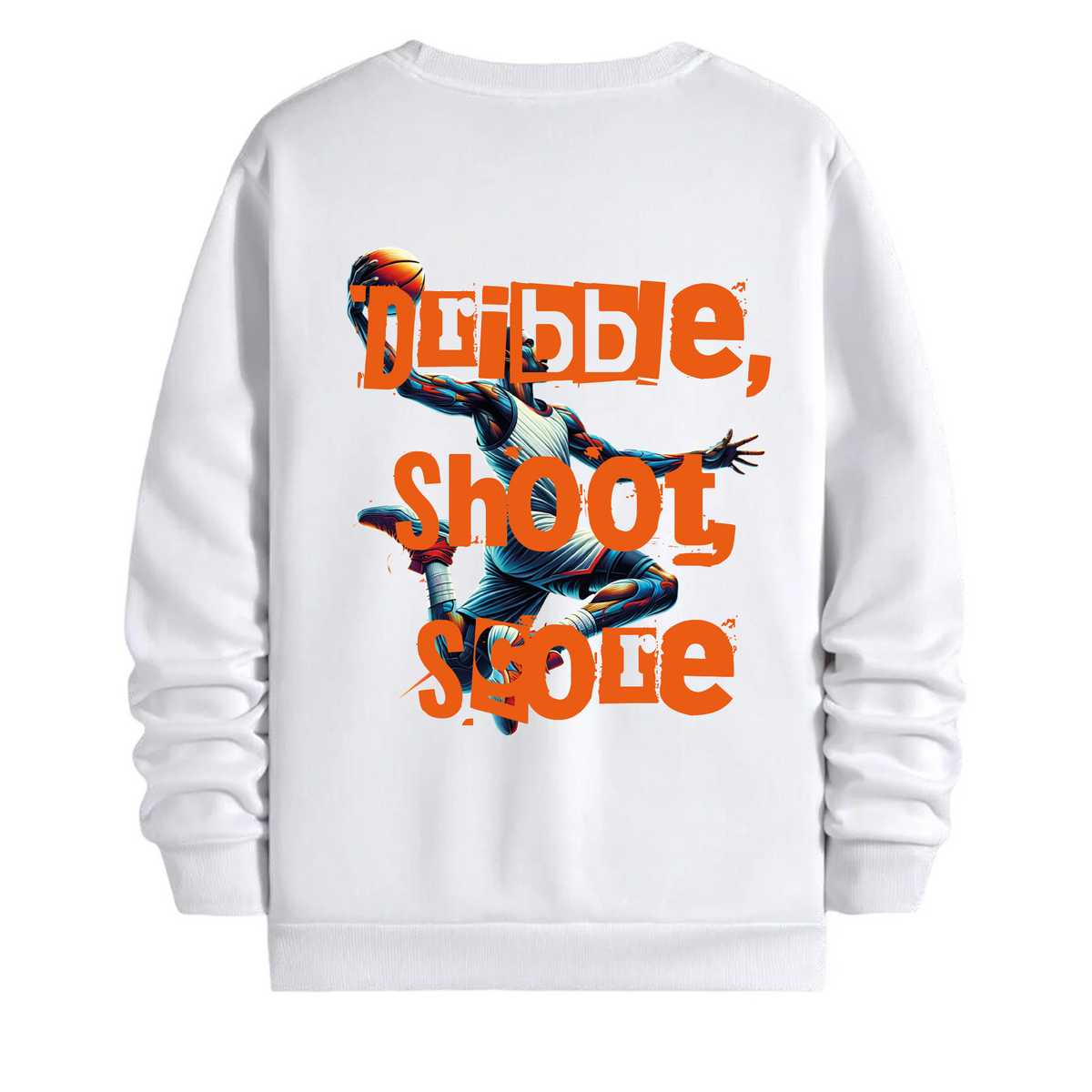 TOBU Unisex / Regular Şardonlu Sweatshirt / Dribble
