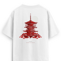 Oversize T-shirt / Instinct / japanese Temple