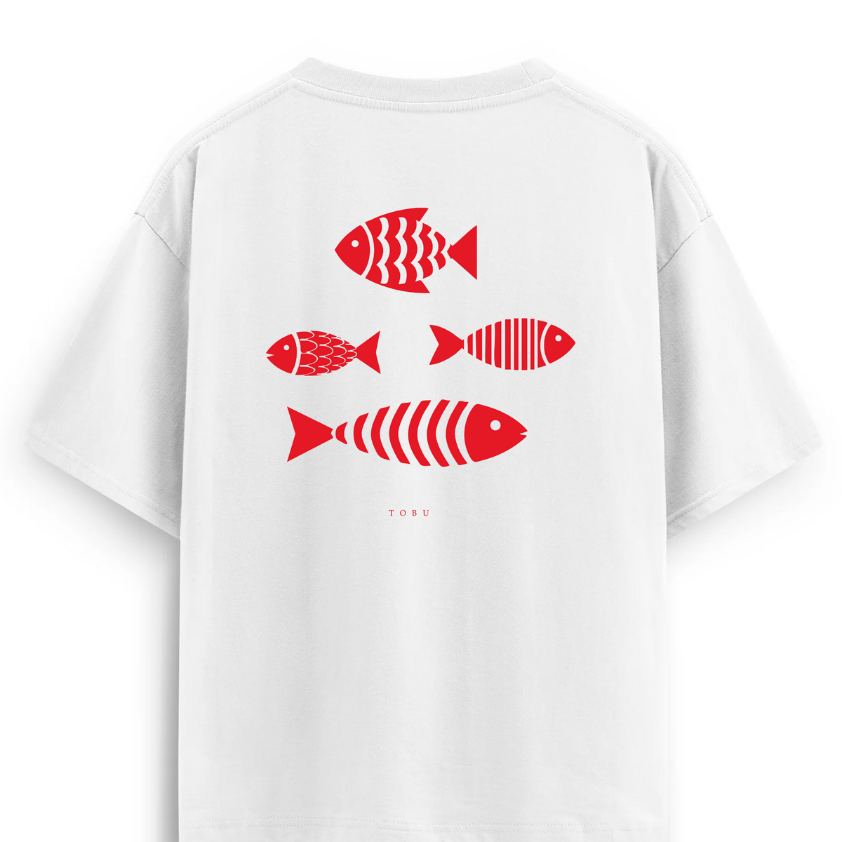 Oversize T-shirt / Tobu Studio / Traditional fish