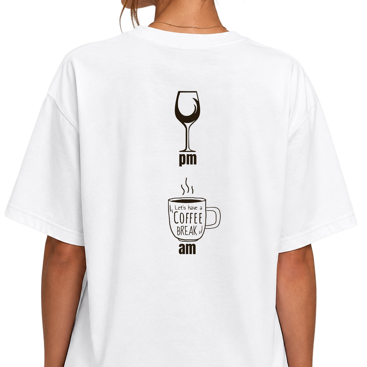 Oversize T-shirt / Mindset / PM/AM
