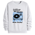 TOBU Unisex / Regular Şardonlu Sweatshirt / Better with Music