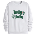 TOBU Unisex / Regular Şardonlu Sweatshirt / Holly Jolly