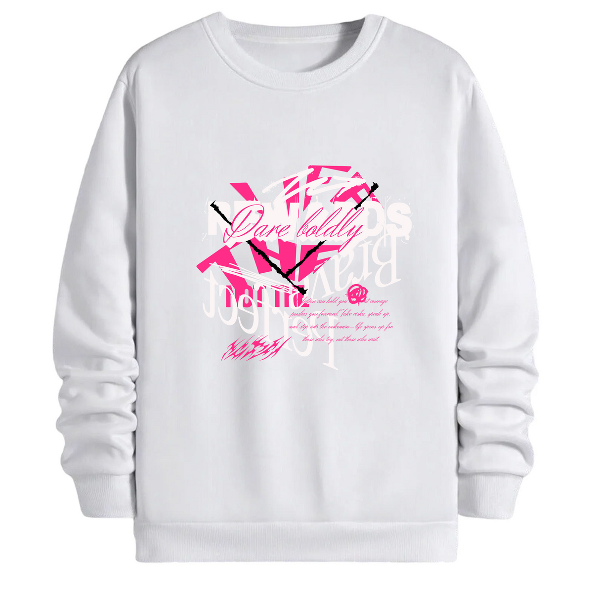 TOBU Unisex / Regular Şardonlu Sweatshirt / The