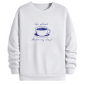 TOBU Unisex / Regular Şardonlu Sweatshirt / Make my day!