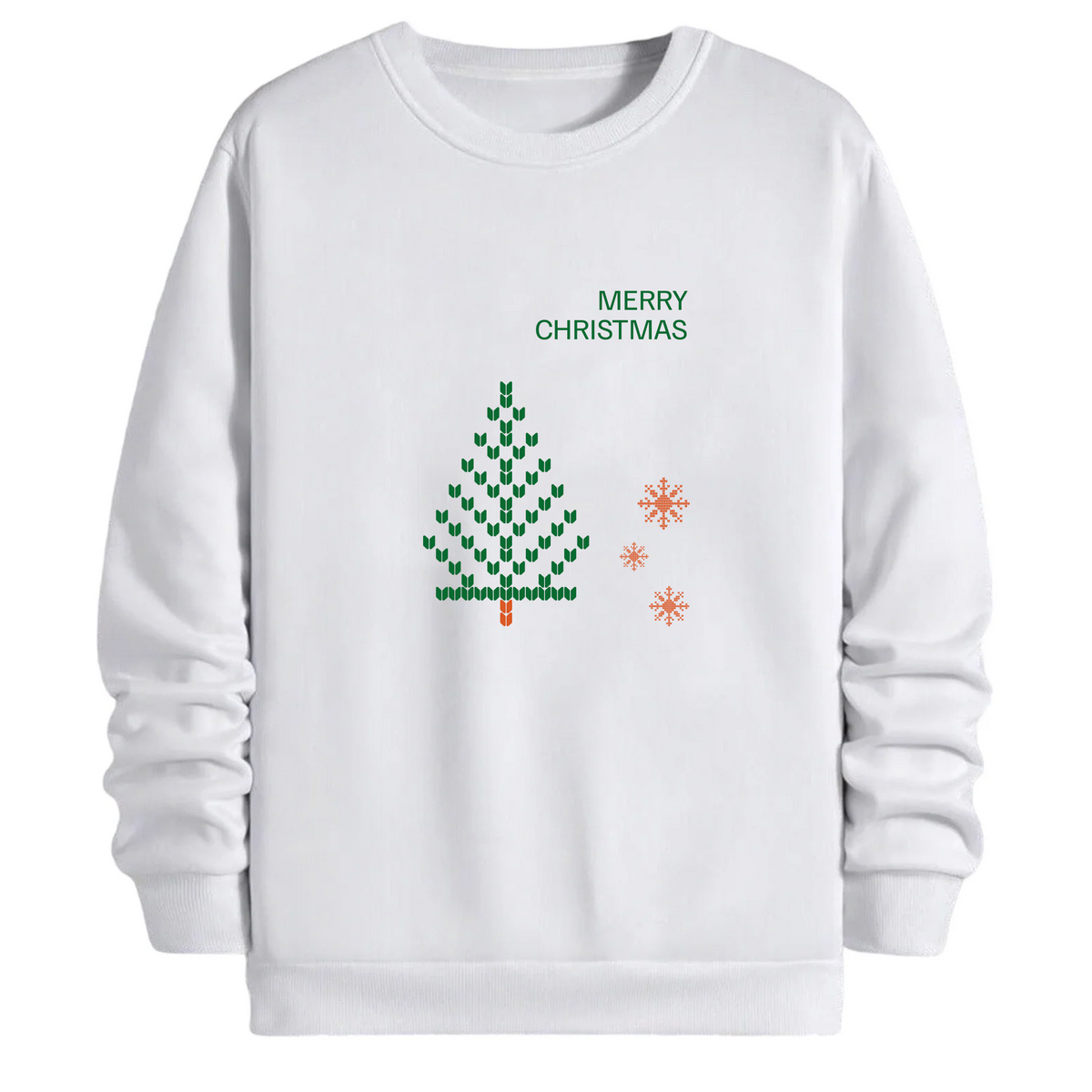 TOBU Unisex / Regular Şardonlu Sweatshirt / Merry Christmas
