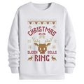 TOBU Unisex / Regular Şardonlu Sweatshirt / Happy Christmas