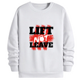 TOBU Unisex / Regular Şardonlu Sweatshirt / lift not leave