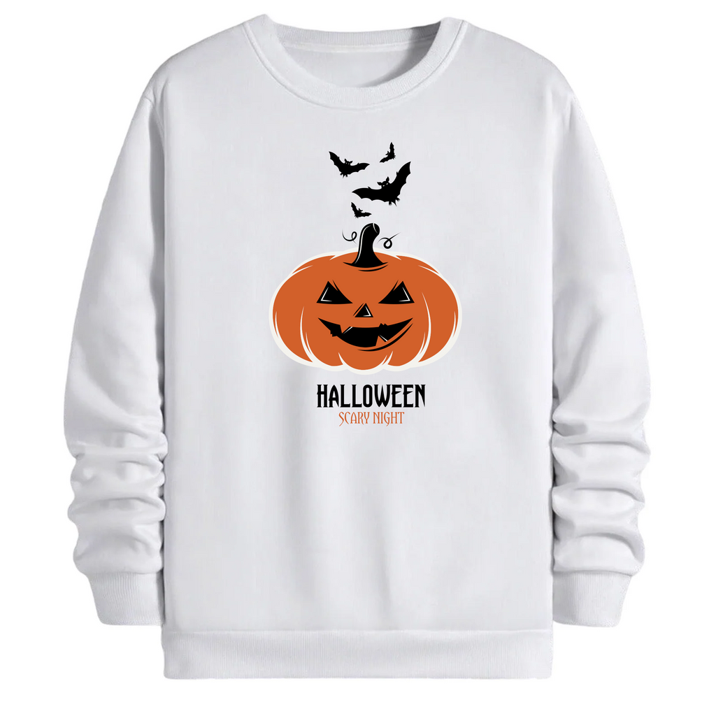 TOBU Unisex / Regular Şardonlu Sweatshirt / Scary Night