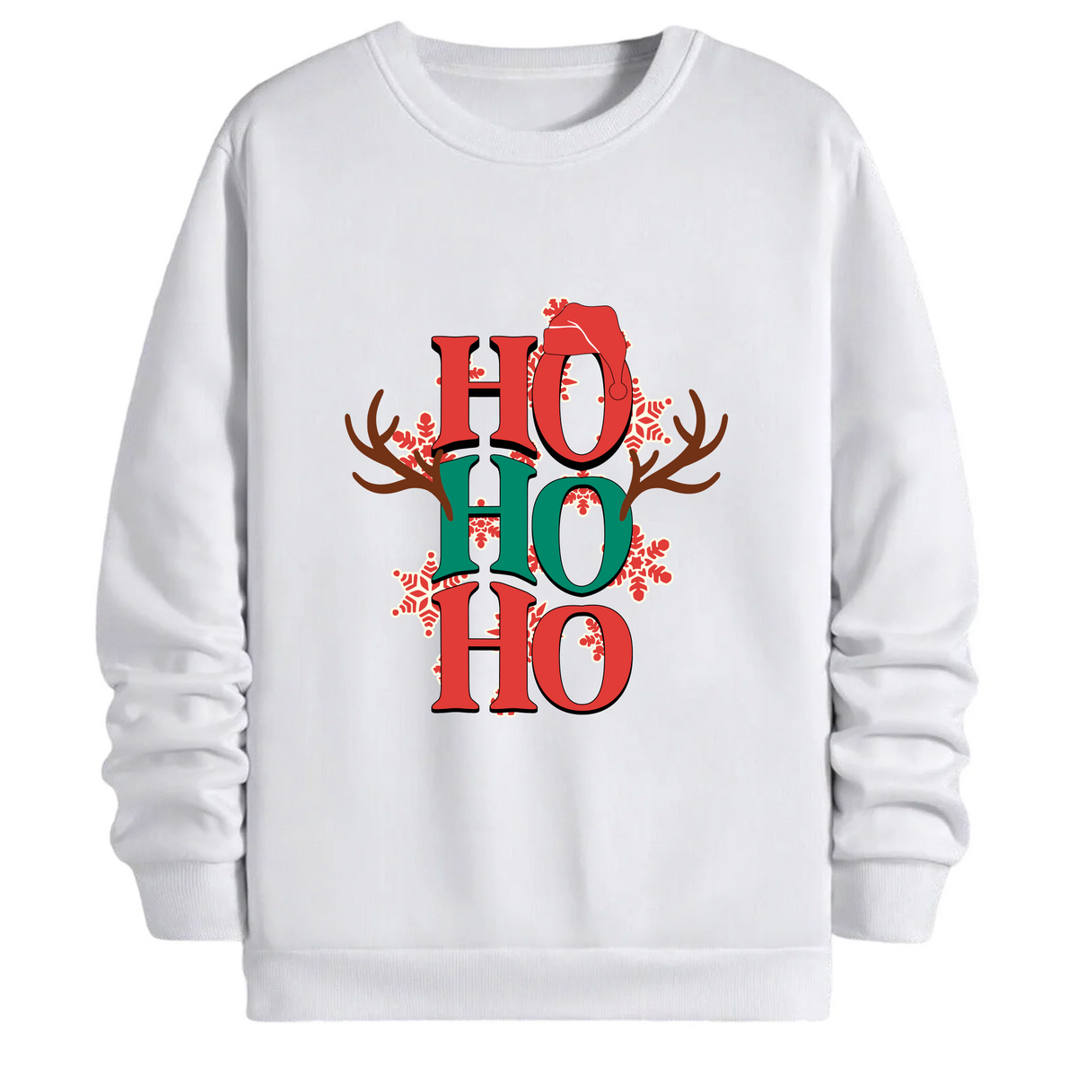 TOBU Unisex / Regular Şardonlu Sweatshirt / Ho Ho