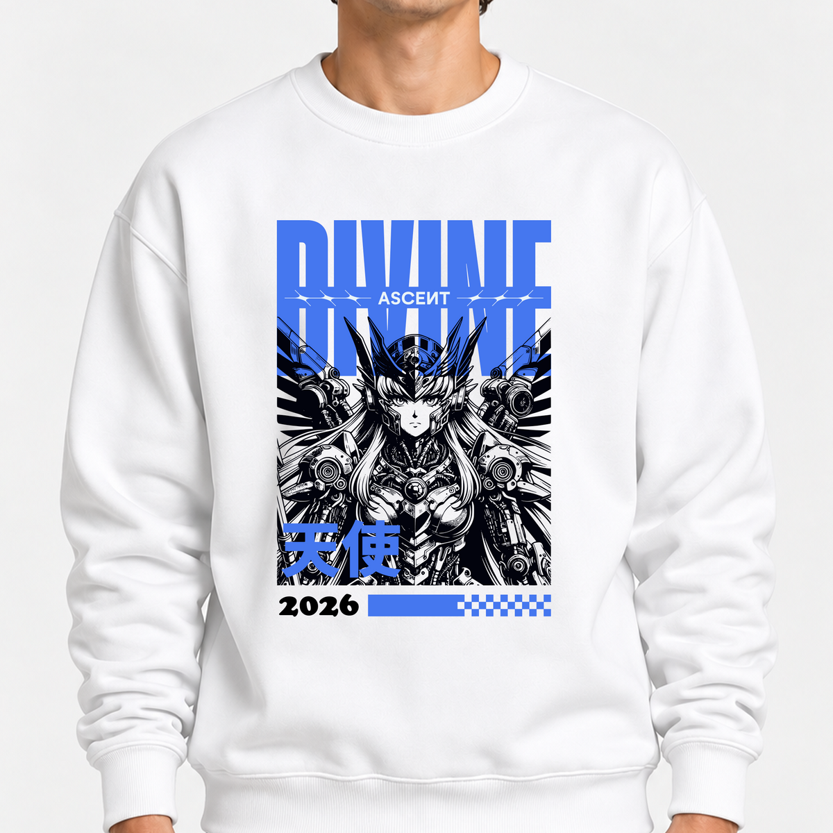 TOBU Unisex / Regular Şardonlu Sweatshirt / Ascent