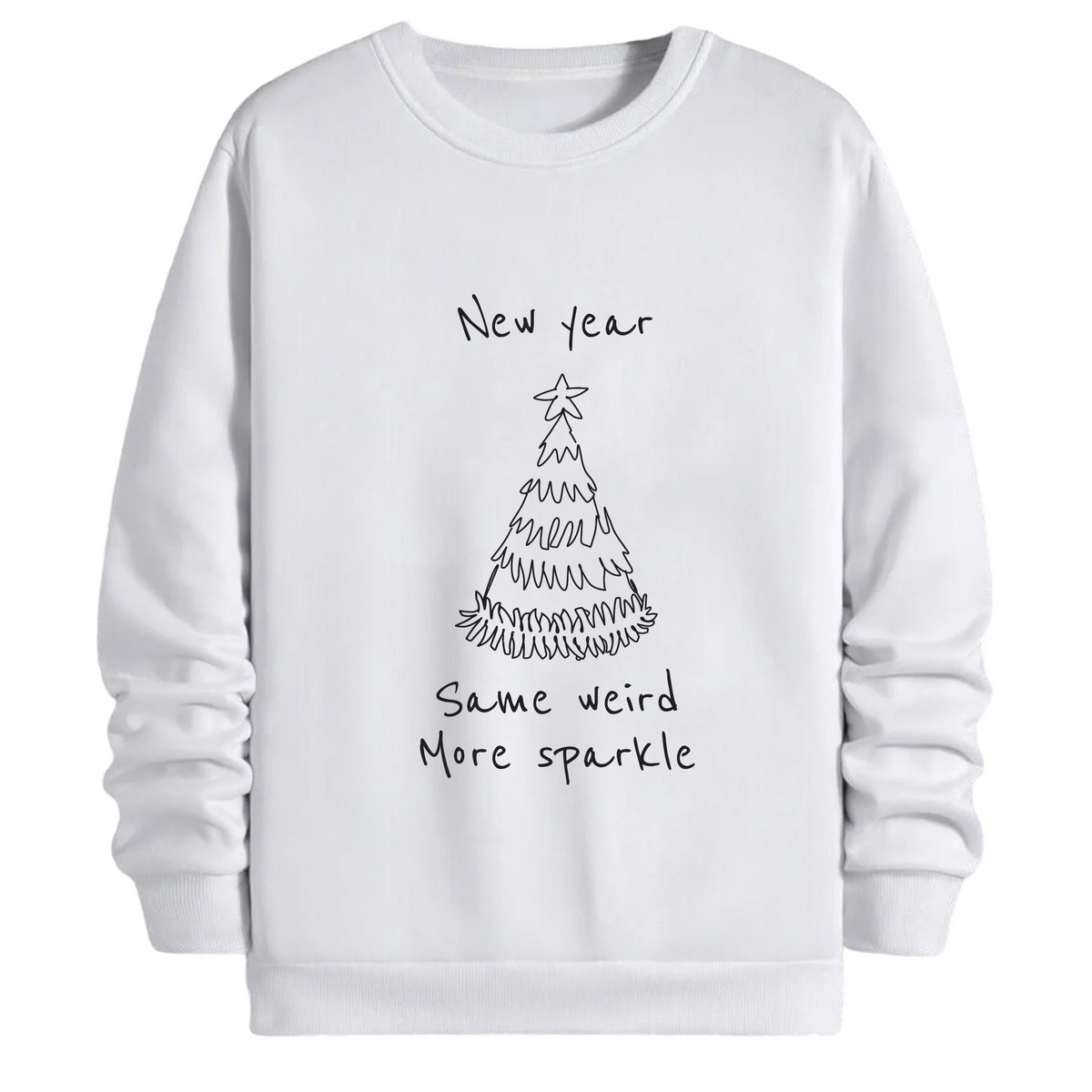 TOBU Unisex / Regular Şardonlu Sweatshirt / New Year