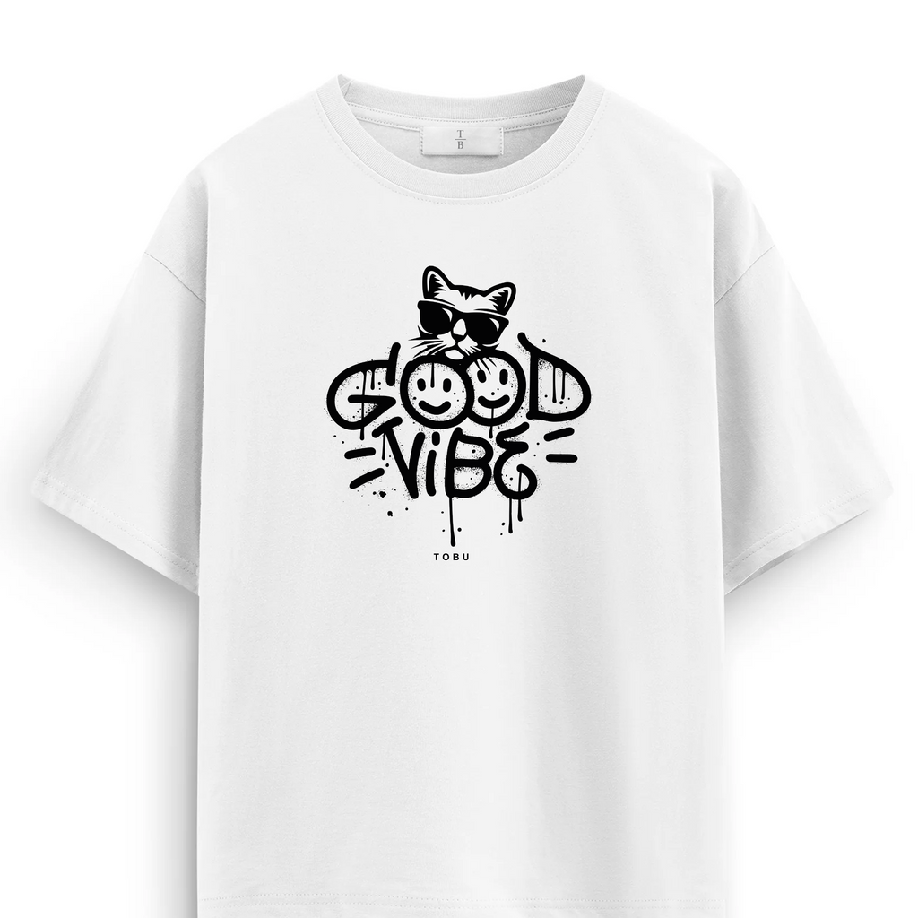 Oversize T-shirt / Mindset / Good Vibes