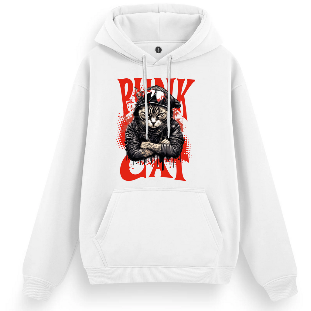 Regular Hoodie / Punk Cat