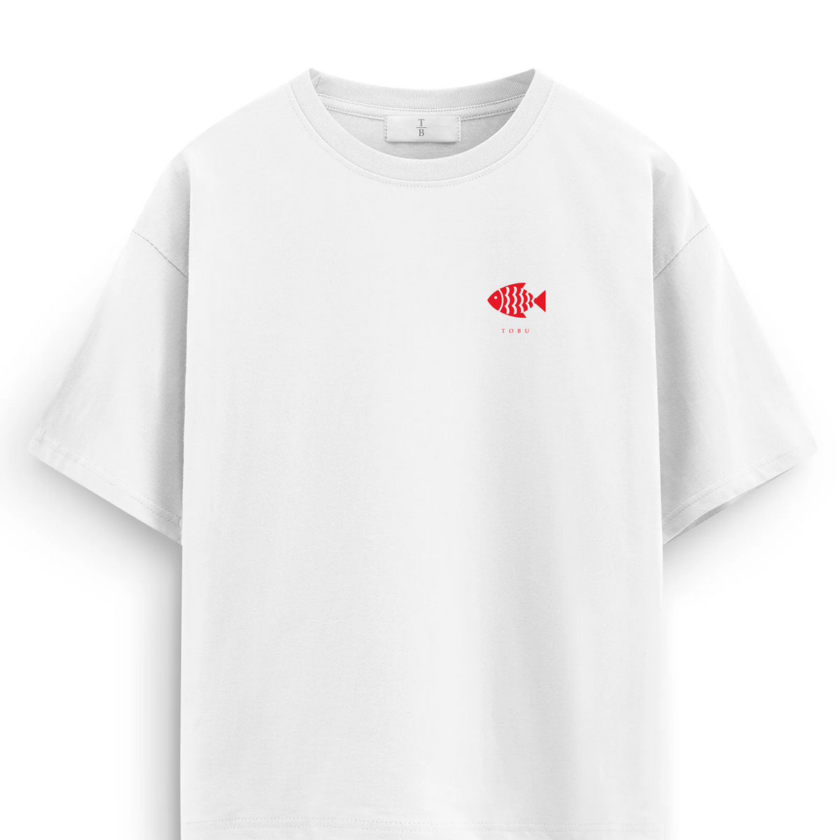 Oversize T-shirt / Tobu Studio / Traditional fish