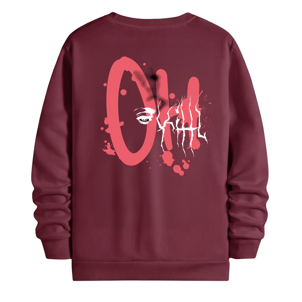 TOBU Unisex / Regular Şardonlu Sweatshirt / OH