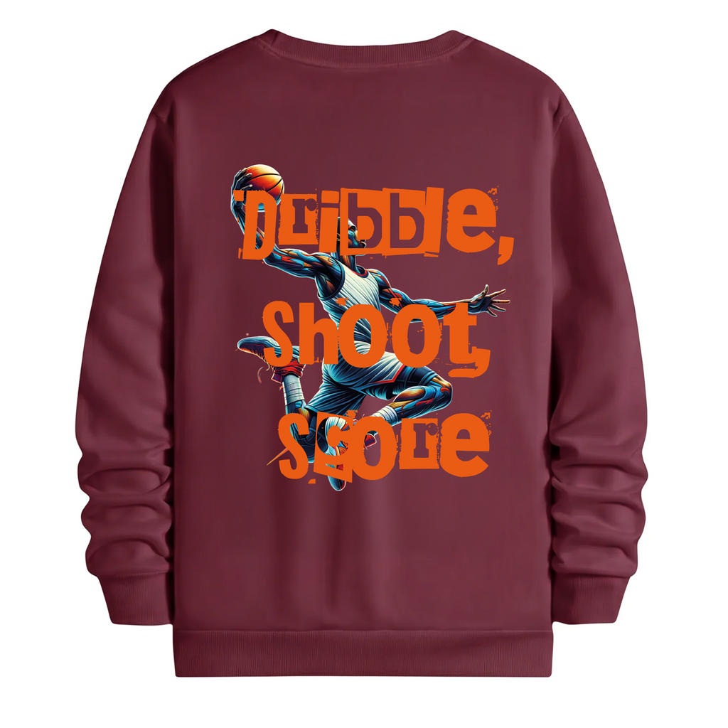 TOBU Unisex / Regular Şardonlu Sweatshirt / Dribble