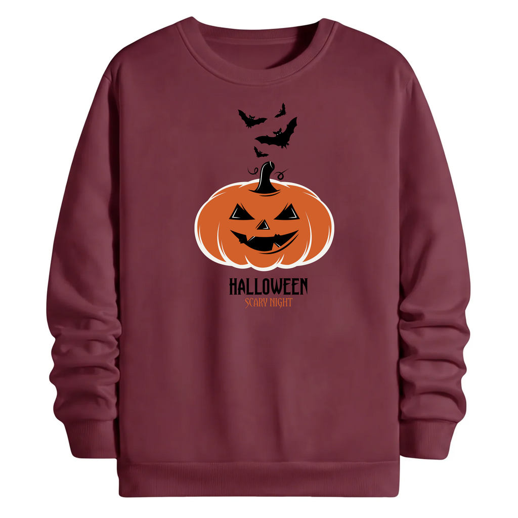 TOBU Unisex / Regular Şardonlu Sweatshirt / Scary Night