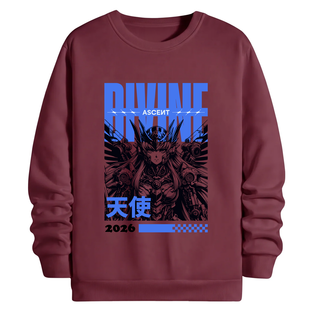 TOBU Unisex / Regular Şardonlu Sweatshirt / Ascent