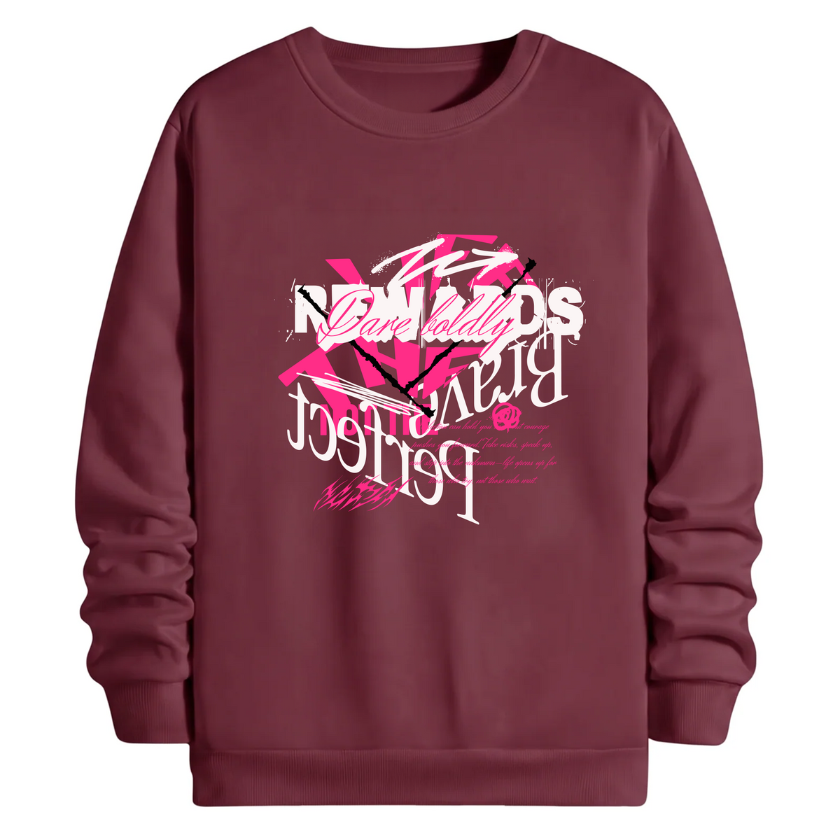 TOBU Unisex / Regular Şardonlu Sweatshirt / The