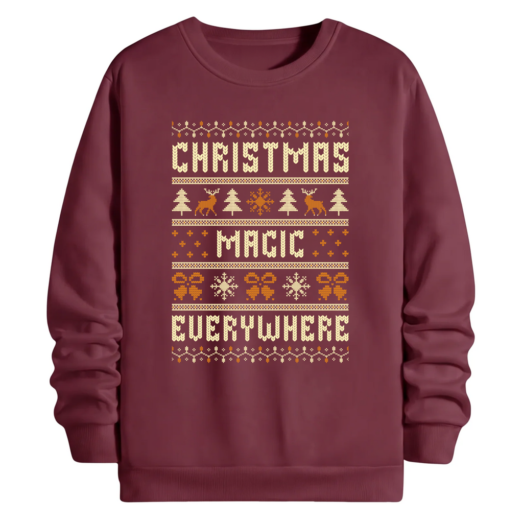 TOBU Unisex / Regular Şardonlu Sweatshirt / Magic Everywhere