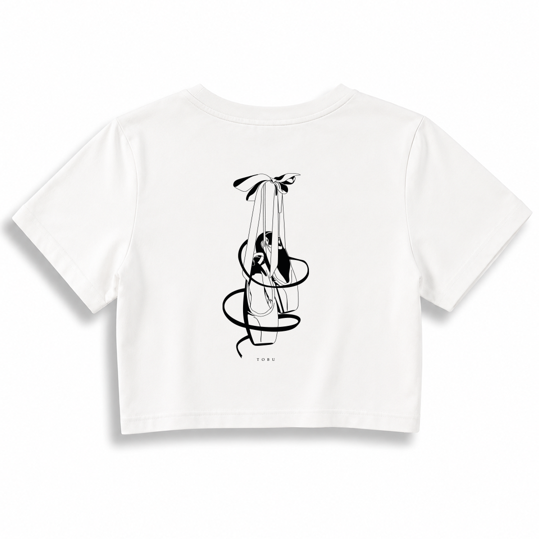 Kadın Crop Tshirt / Balerin