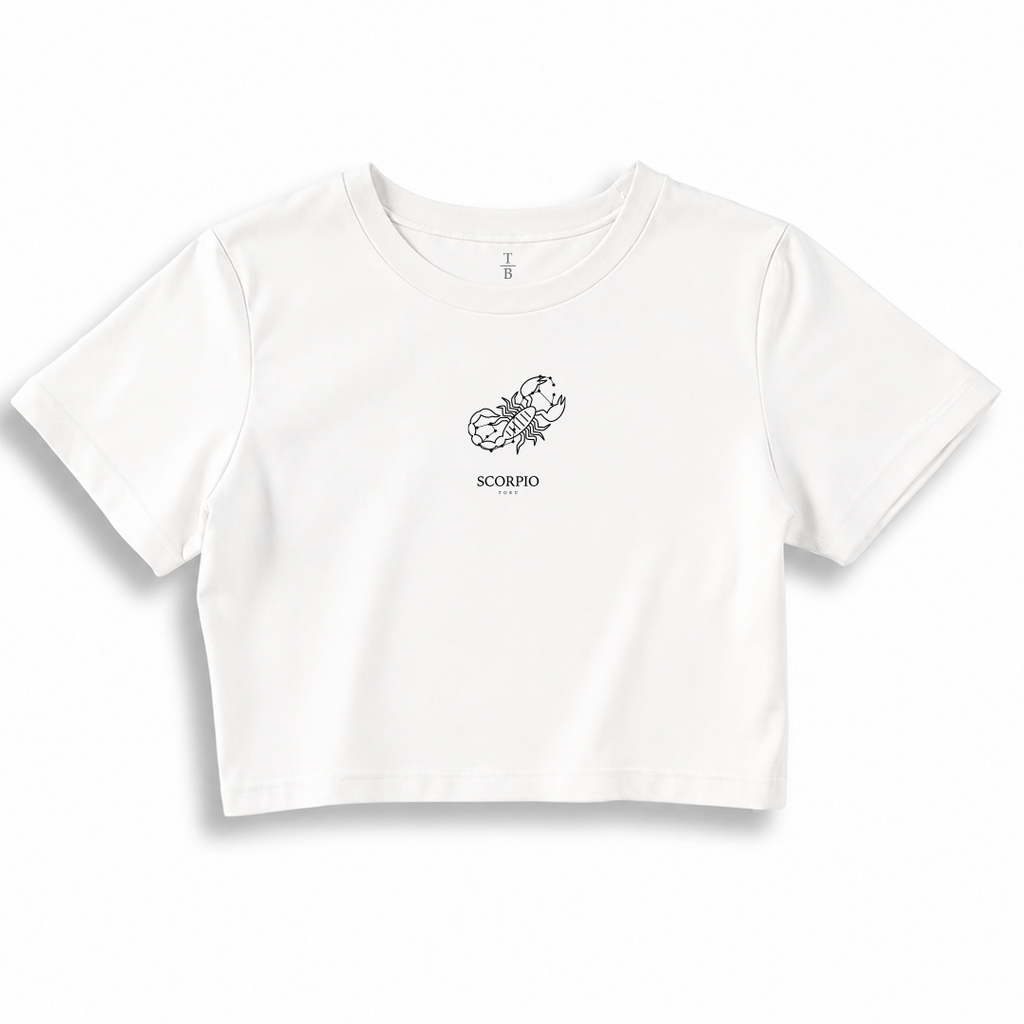 Kadın Crop T-shirt / Scorpio
