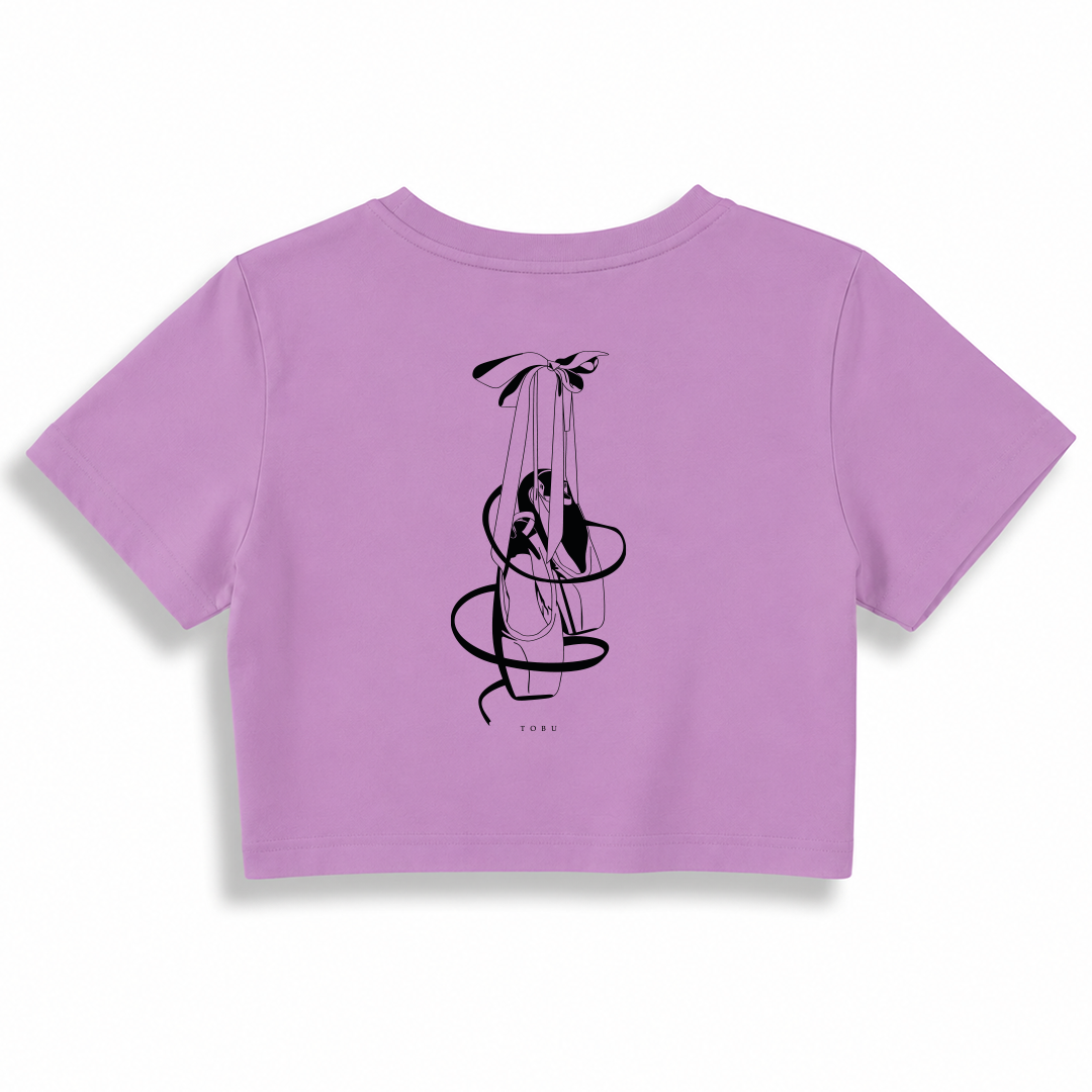 Kadın Crop Tshirt / Balerin