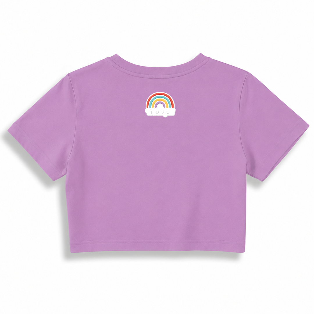 Kadın Crop T-shirt /  Rainbow