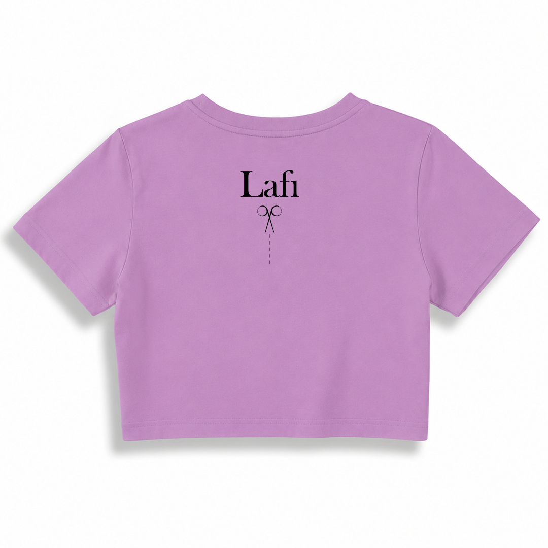 Kadın Crop T-shirt / Lafı Kes
