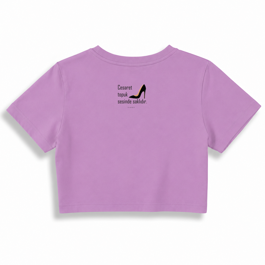 Kadın Crop T-shirt / Woman motto