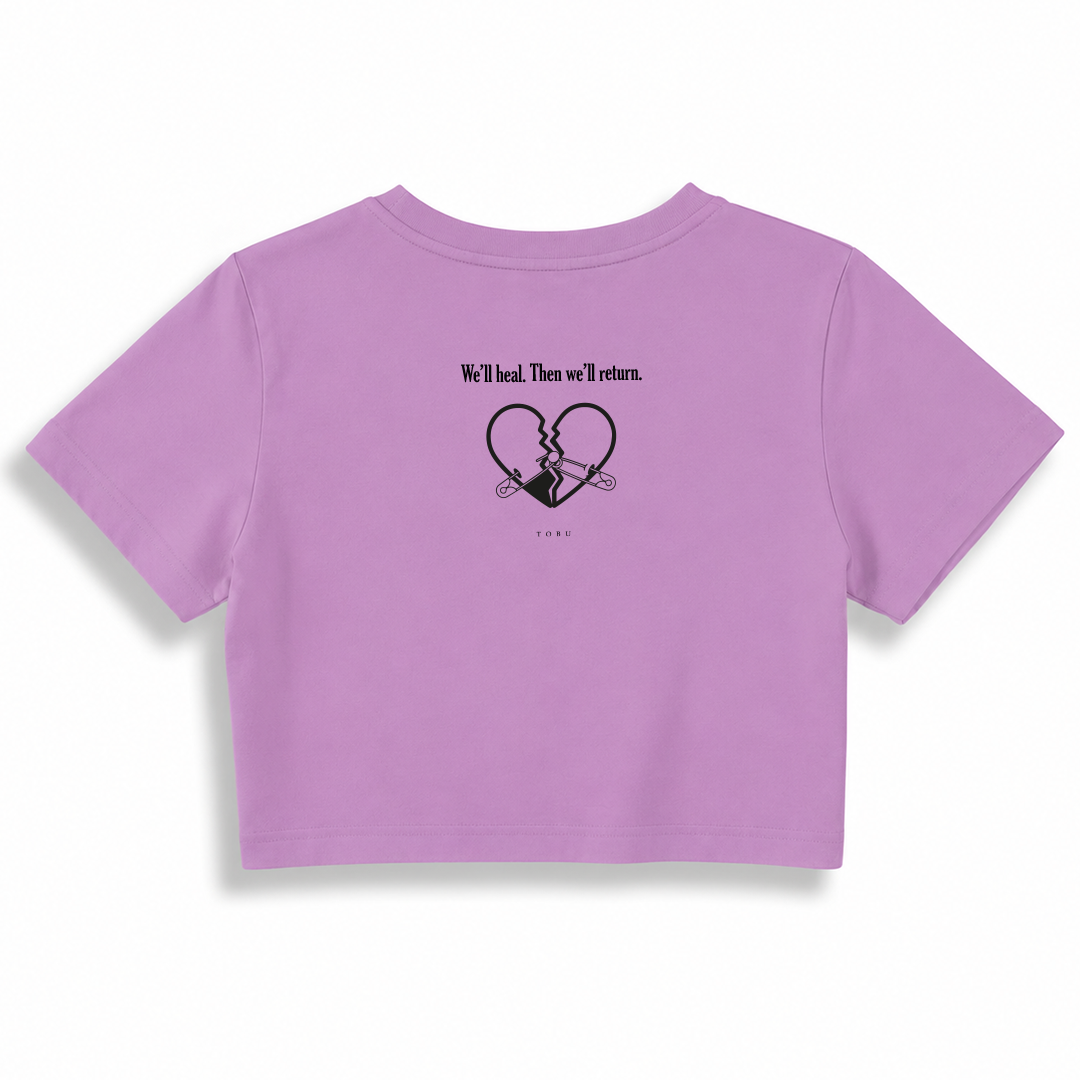 Kadın Crop T-shirt / We’ll heal.