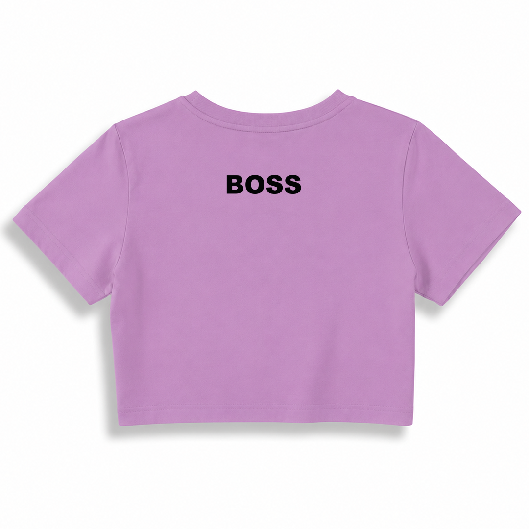 Kadın Crop T-shirt / Boss