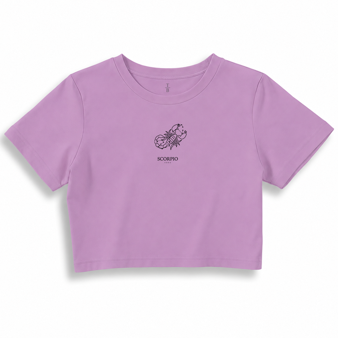 Kadın Crop T-shirt / Scorpio