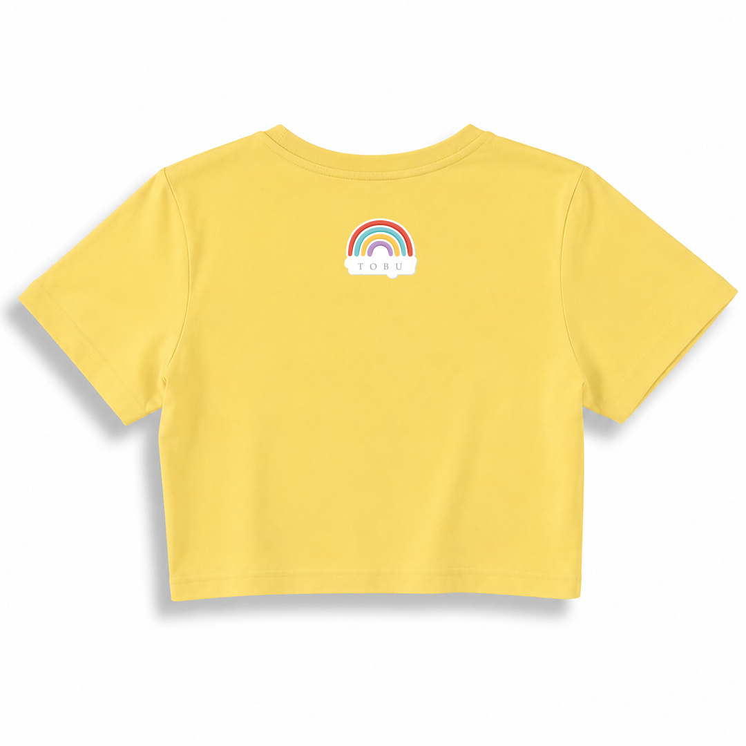 Kadın Crop T-shirt /  Rainbow