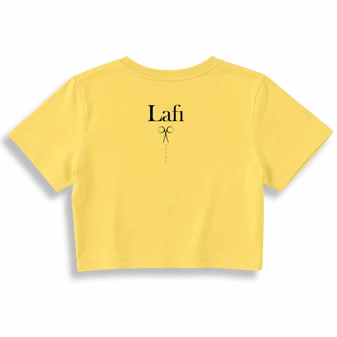 Kadın Crop T-shirt / Lafı Kes